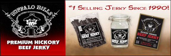 Buffalo Bills Premium Hickory Jerky - #1 Selling Beef Jerky Since 1990!