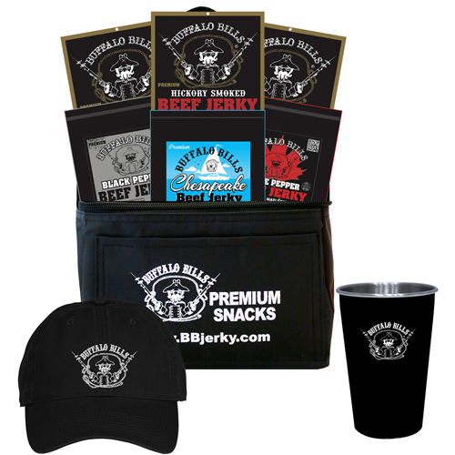 Buffalo Bills 8-Piece Beef Jerky Fan 6-Pack Gift Coolers