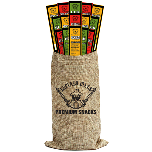 Buffalo Bills 15-Piece EXOTIC Game Stick Burlap Wine Bags