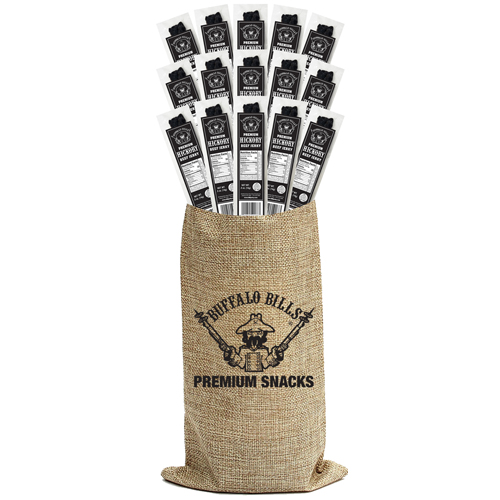 Buffalo Bills 15-Piece HICKORY JERKY Burlap Wine Bags