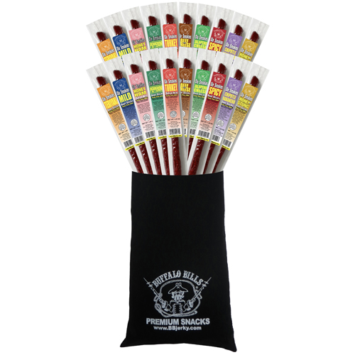 Buffalo Bills 20-Piece OLE' SMOKIES BEEF STICK Wine Gift Bags