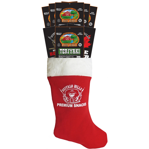 Buffalo Bills 8-Piece BEEF JERKY SAMPLER Christmas Stockings