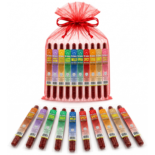 Buffalo Bills 10-ct Assorted Beef Stick Value Gift Bag