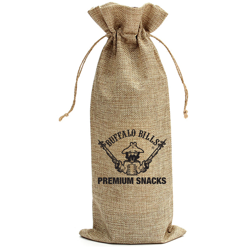 Burlap Wine Bag - Buffalo Bills