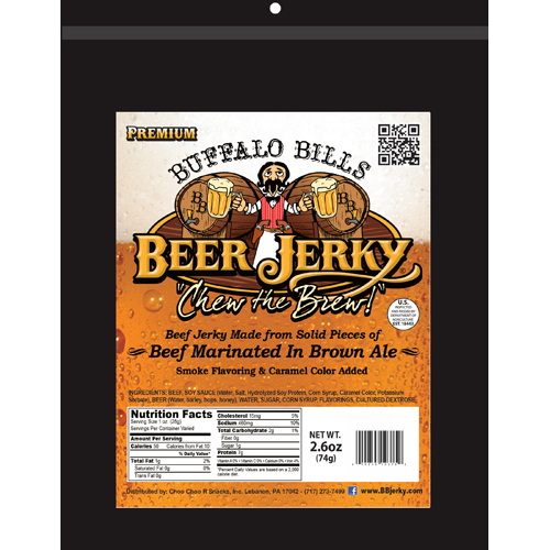 Buffalo Bills Premium Beer Jerky Packs - 2.6oz