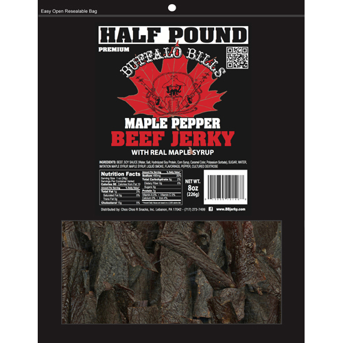 Buffalo Bills Premium Maple Pepper Beef Jerky Pieces - 8oz