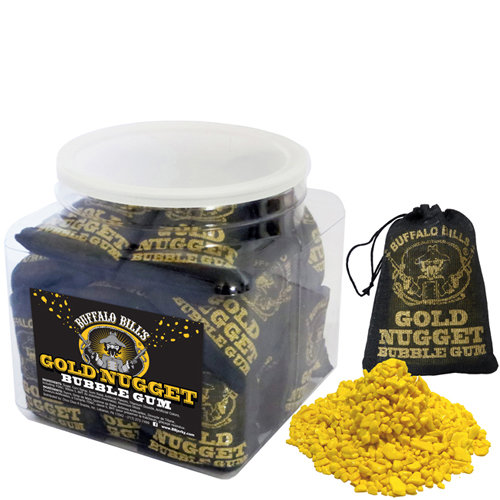 Buffalo Bills Gold Nugget Bubble Gum - 20-Ct Tubs