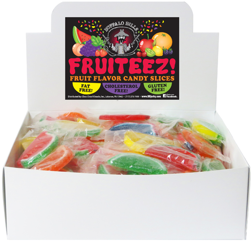 Buffalo Bills Fruiteez Fruit Flavor Candy Slices - 132-ct Boxes