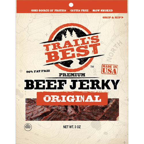 Trail's Best Hickory Smoked Beef Jerky Packs - 3oz