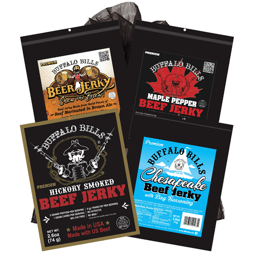 Buffalo Bills Premium Beef Jerky Samplers