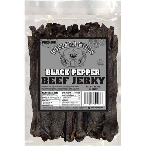 Buffalo Bills Premium Black Pepper Beef Jerky Strips - 12.5oz