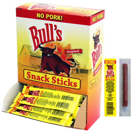 Bull's Original 0.25oz Snack Sticks - 100-ct Boxes