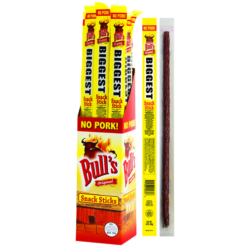 Bull's Original 0.9oz Snack Sticks - 24-ct Boxes