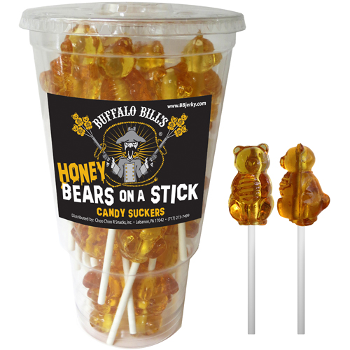 Buffalo Bills Honey Bears On A Stick - 24-Ct Cups
