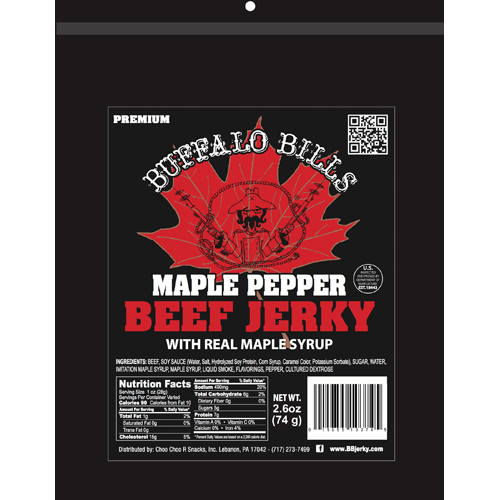 Buffalo Bills Premium Maple Pepper Beef Jerky Packs - 2.6oz