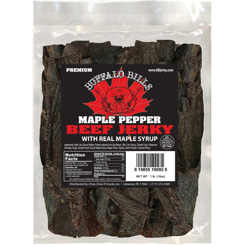 Buffalo Bills Premium Maple Pepper Beef Jerky Pieces - 16oz