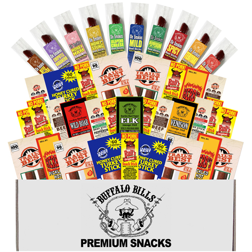 Buffalo Bills 40-Piece BEEF STICK Breakroom Boxes
