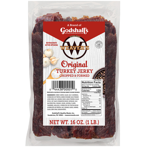 Weaver's Turkey Jerky - 16oz Bags