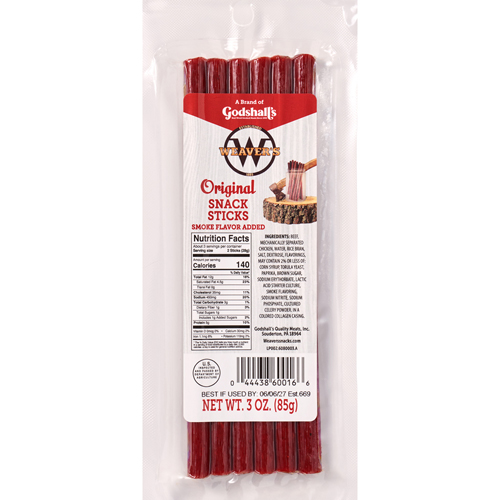 Weaver's 3oz Snack Sticks - Single Packs