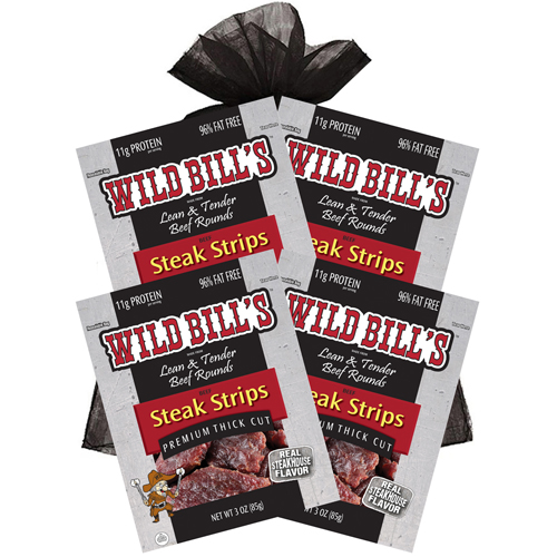 Wild Bill’s 4-Piece Steak Strips Gift Bags