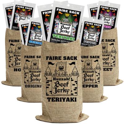 Buffalo Bills Faire Sack Huzzah! Beef Jerky – (2) 5oz Packs w/ Burlap