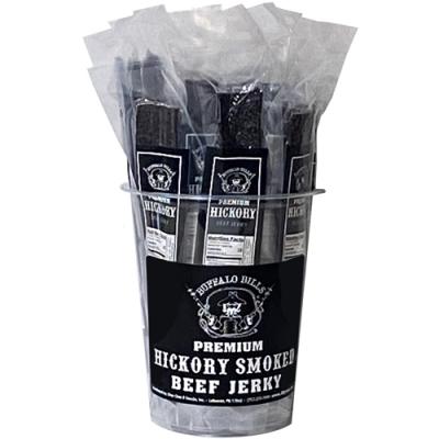 Buffalo Bills Premium Hickory Beef Jerky 20-ct 7” Strips - Wrapped