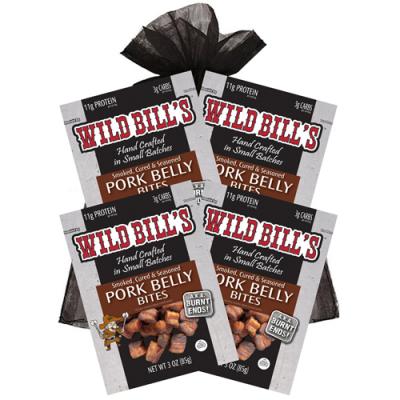 Wild Bill’s 4-Piece Pork Belly Bites Gift Bags