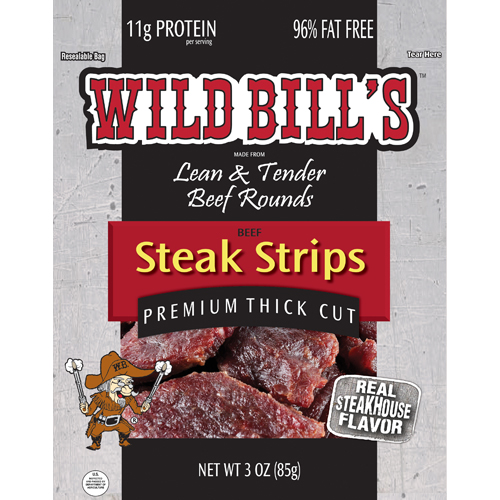 Wild Bill’s Steak Strips - 3oz