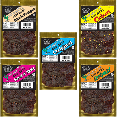 Buffalo Bills Western Cut Beef Jerky Packs - 1.5oz