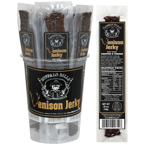 Buffalo Bills Venison Jerky Strips - 25-ct Wrapped